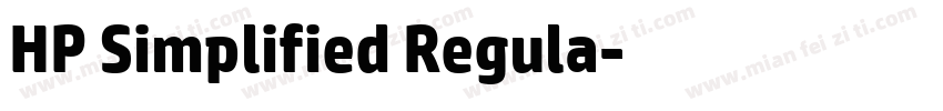 HP Simplified Regula字体转换